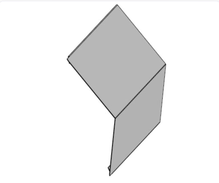 TÄCK- /FOTPLÅT 80/105mm 2 m vändbar svart